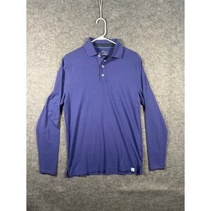 Coolibar Mens Bal Harbour Polo Shirt Long Sleeve UPF 50+ Sun Protection Purple L